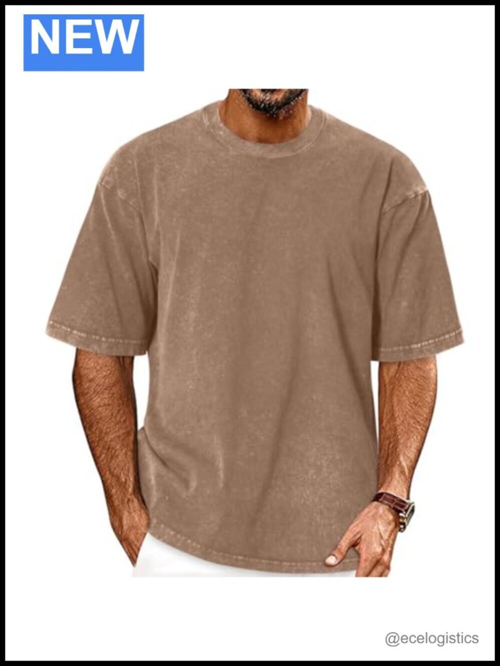 Men's Oversized Vintage Washed Short Sleeve T-Shirt